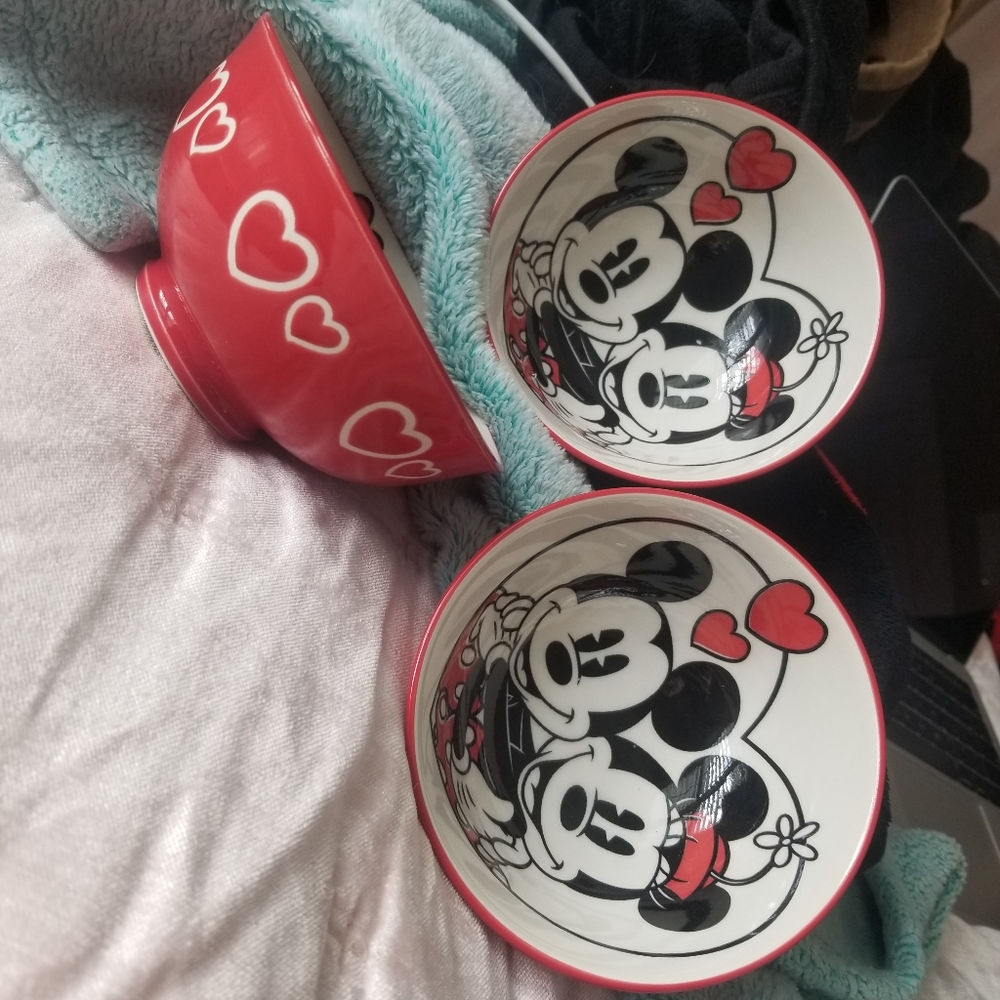 Disney Micky Mouse Ceramic Bowl set
